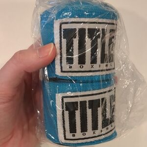 TITLE Boxing Blue Hand Wraps
